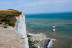 The Beachy Head Lighthouse.